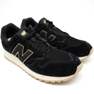 New Balance 520 WL520MR Womens SIZE 9.5 Black Suede